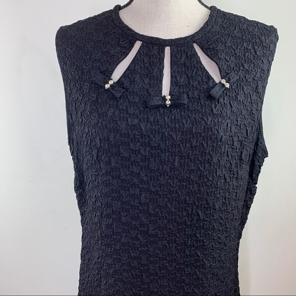 Handmade Vintage Black Cocktail Dress‎ - Picture 2 of 16